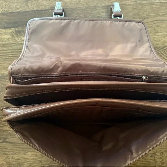 Coach Tan Leather Men's Briefcase